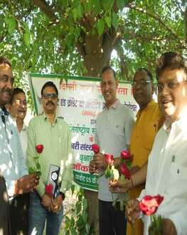 Tree Plantation Drive at Rohini, Delhi under IYC-2025